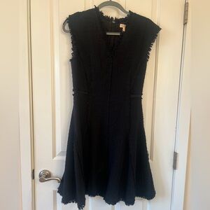 Black Tweed Rebecca Taylor Dress